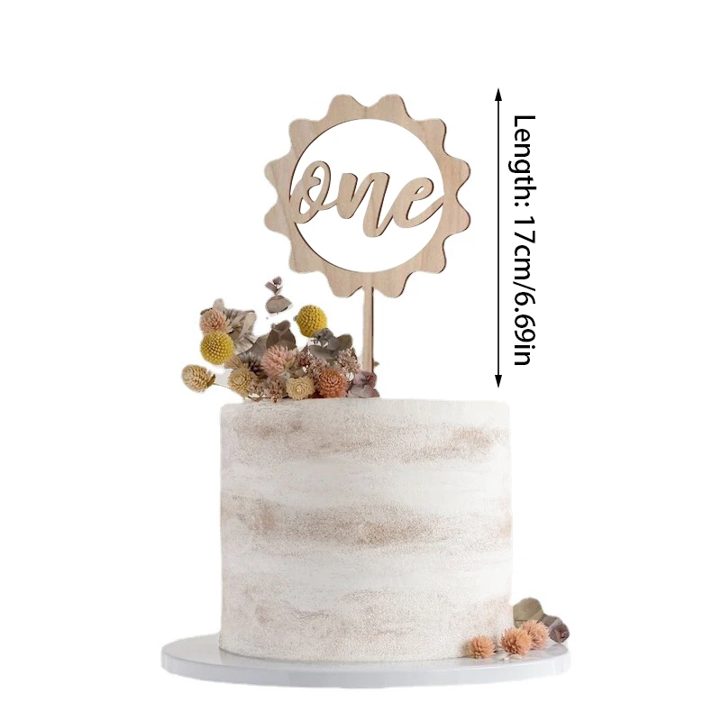 Принадлежности для украшения десертного торта 1-го года рождения Baby One Birthday Happy Cake Topper Baby Shower Декор для торта для вечеринки по случаю Дня рождения Изображение 5