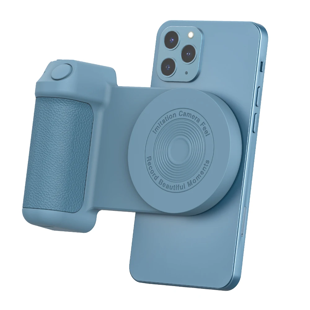 Держатель камеры 3 в 1, ручка для зарядки Type-C, Многофункциональный магнитный кронштейн для фотографий, совместимый с Bluetooth, защита от встряхивания для Android / iOS Изображение 5