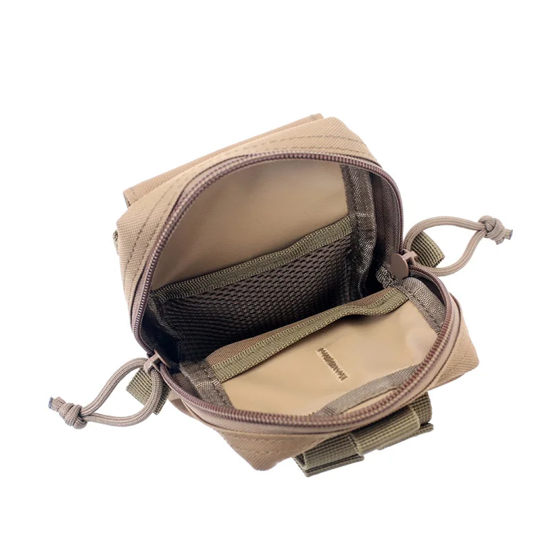 Военная поясная сумка Molle, тактическая сумка Molle, мужские походные EDC инструменты, охотничий компактный жилет, кошелек, чехол для мобильного телефона Изображение 5