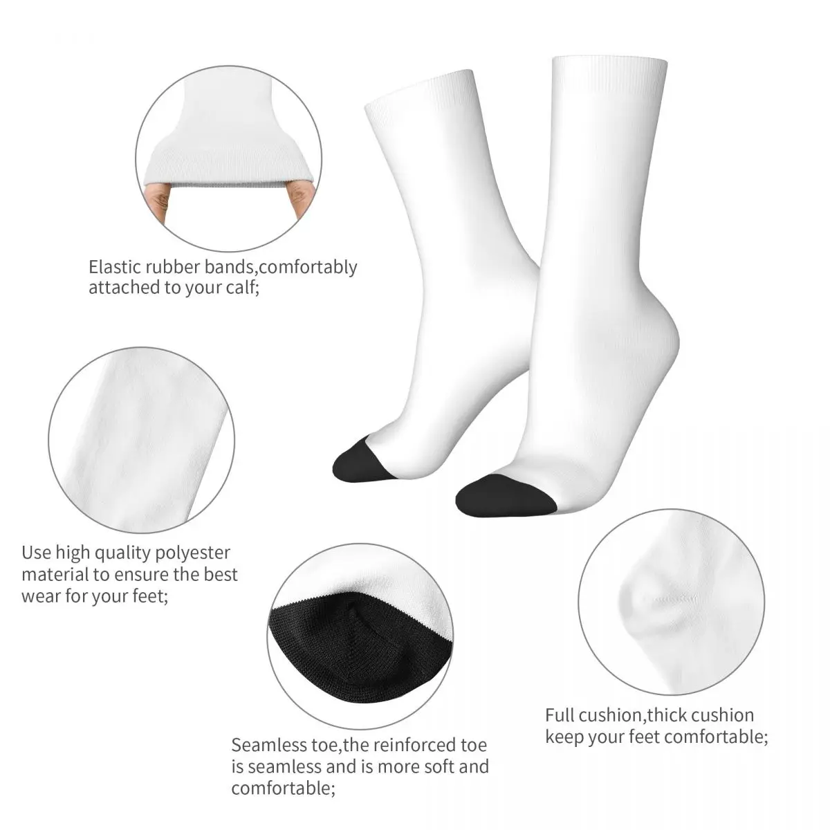 Еще одна вещь Носки спортивные чулки Комплект носков носки эстетические Женские Носки Мужские Изображение 5