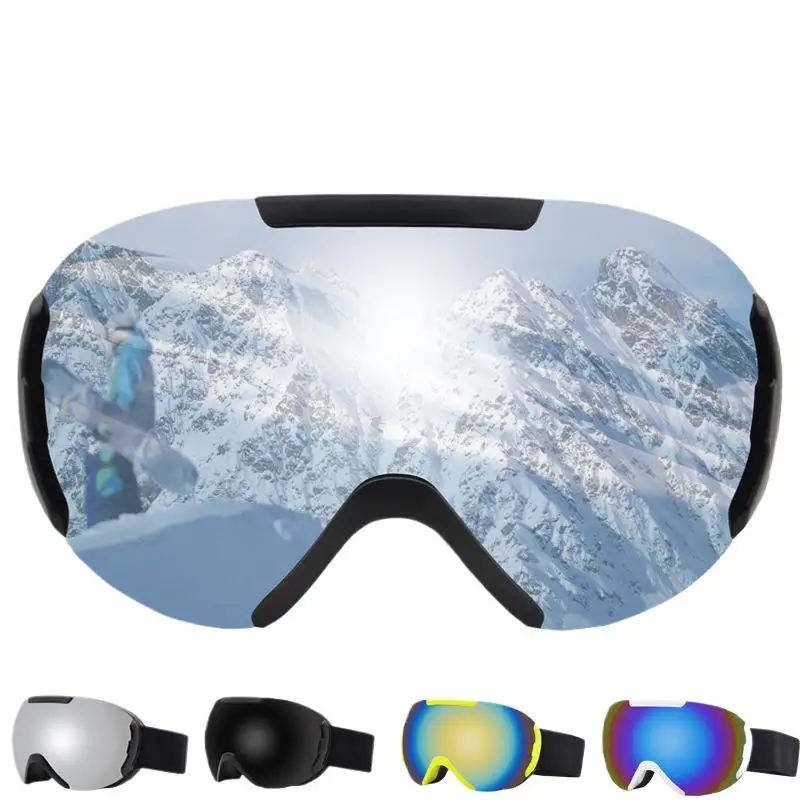 Лыжные очки Oculos Ski Двухслойные Противотуманные Сферические Лыжные Очки С большим обзором, Очки для альпинизма очки для сноуборда Изображение 3