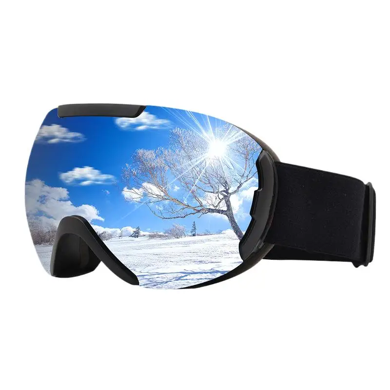 Лыжные очки Oculos Ski Двухслойные Противотуманные Сферические Лыжные Очки С большим обзором, Очки для альпинизма очки для сноуборда Изображение 5