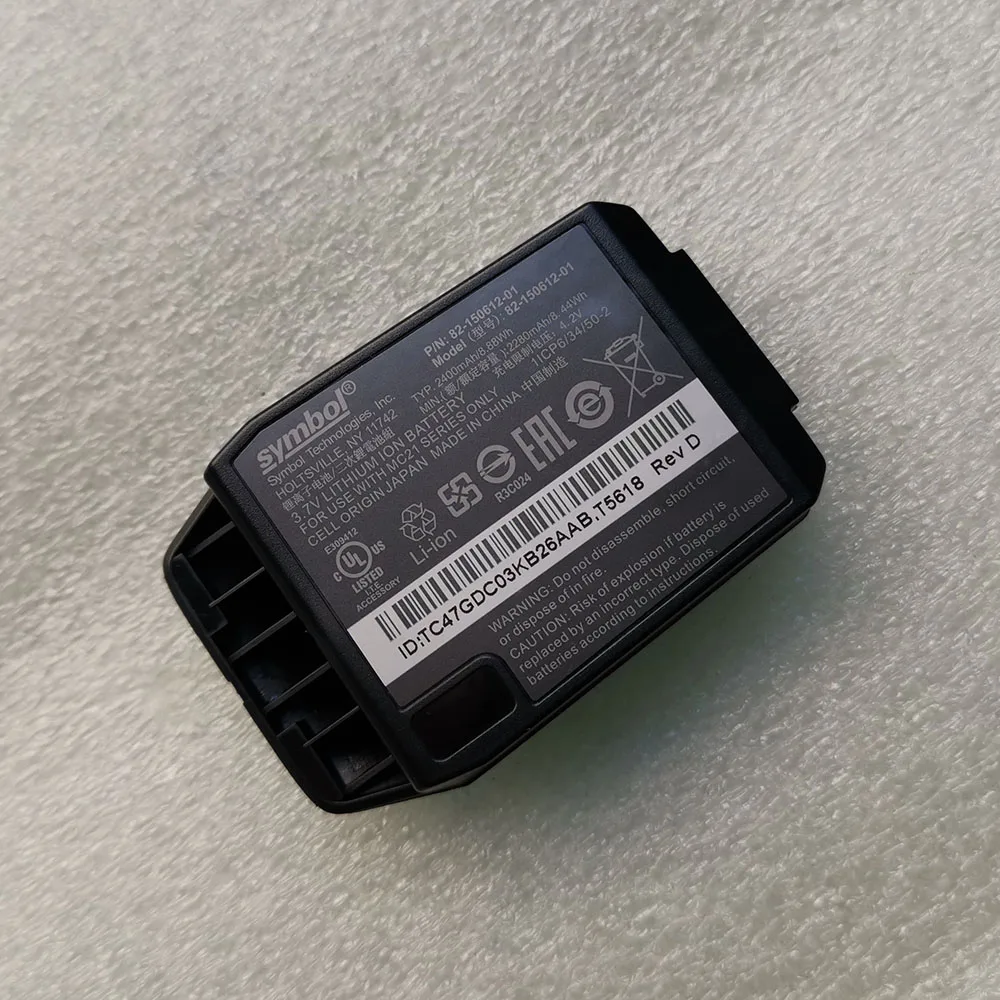 MC2100 MC2180 MC21 82-150612-01 Оригинальный аккумулятор емкостью 2400 мАч Изображение 3