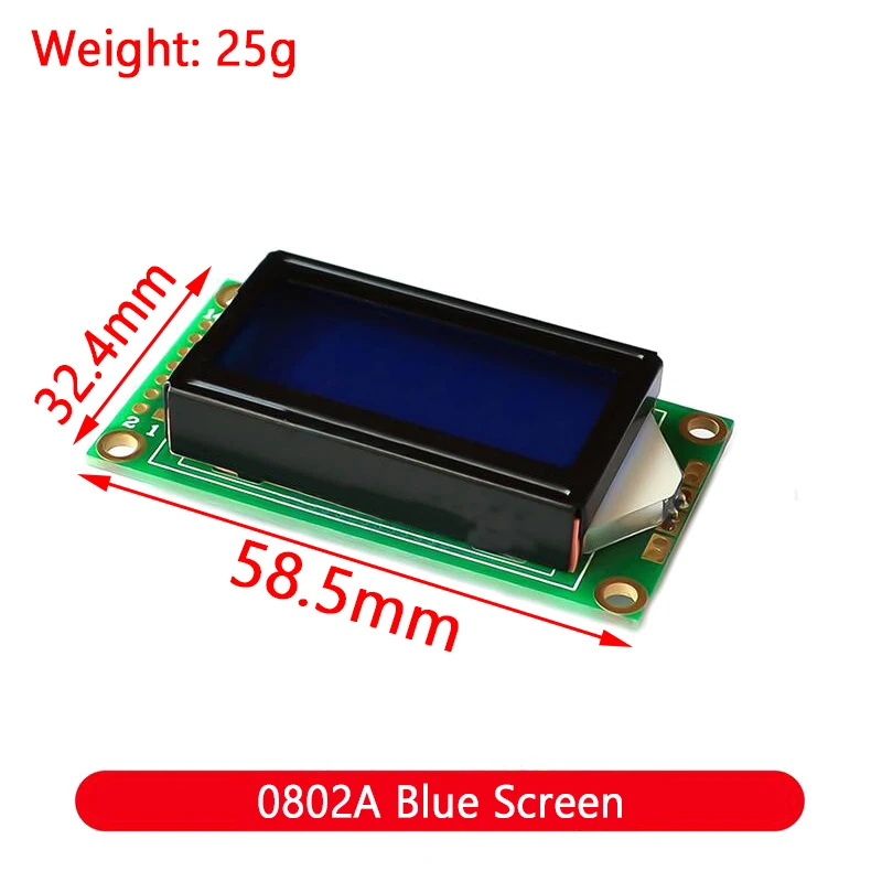 ЖК-модуль Сине-Зеленый Экран Для Arduino 0802 1602 2004 12864 ЖК-символ UNO R3 Mega2560 Дисплей PCF8574T Интерфейс IIC I2C Изображение 2