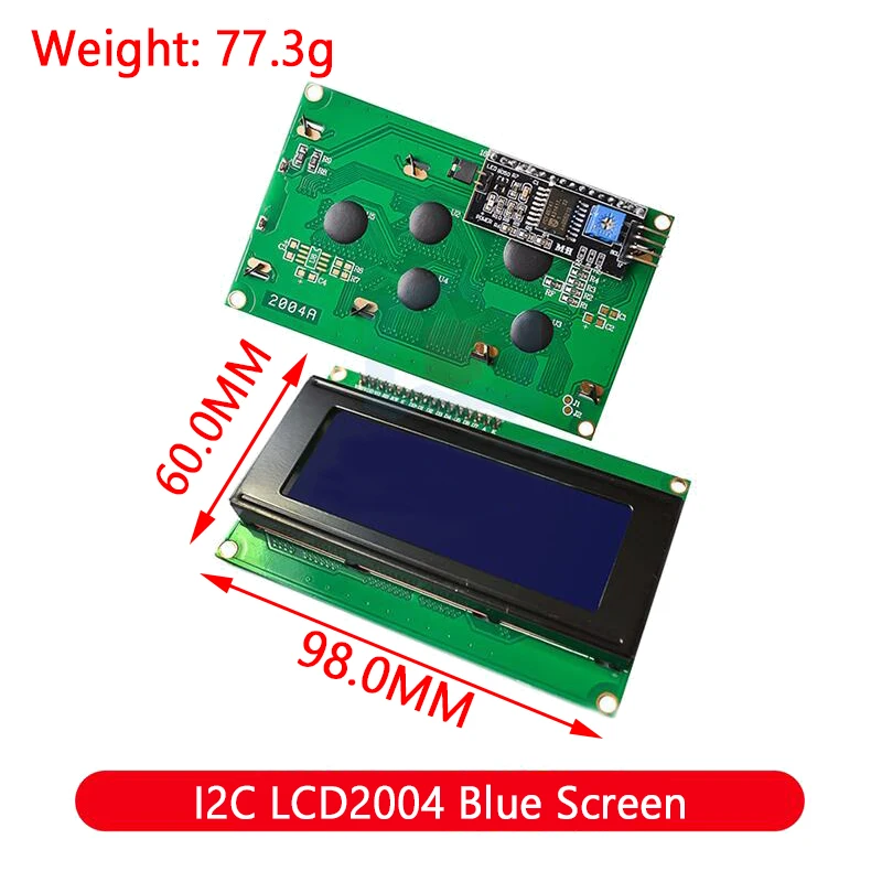 ЖК-модуль Сине-Зеленый Экран Для Arduino 0802 1602 2004 12864 ЖК-символ UNO R3 Mega2560 Дисплей PCF8574T Интерфейс IIC I2C Изображение 4