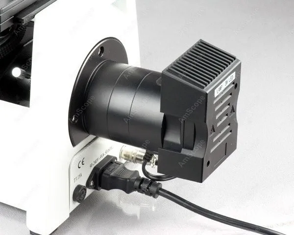 Перевернутый тринокулярный металлургический микроскоп 50X-1000X + 1,3-мегапиксельная камера Изображение 2