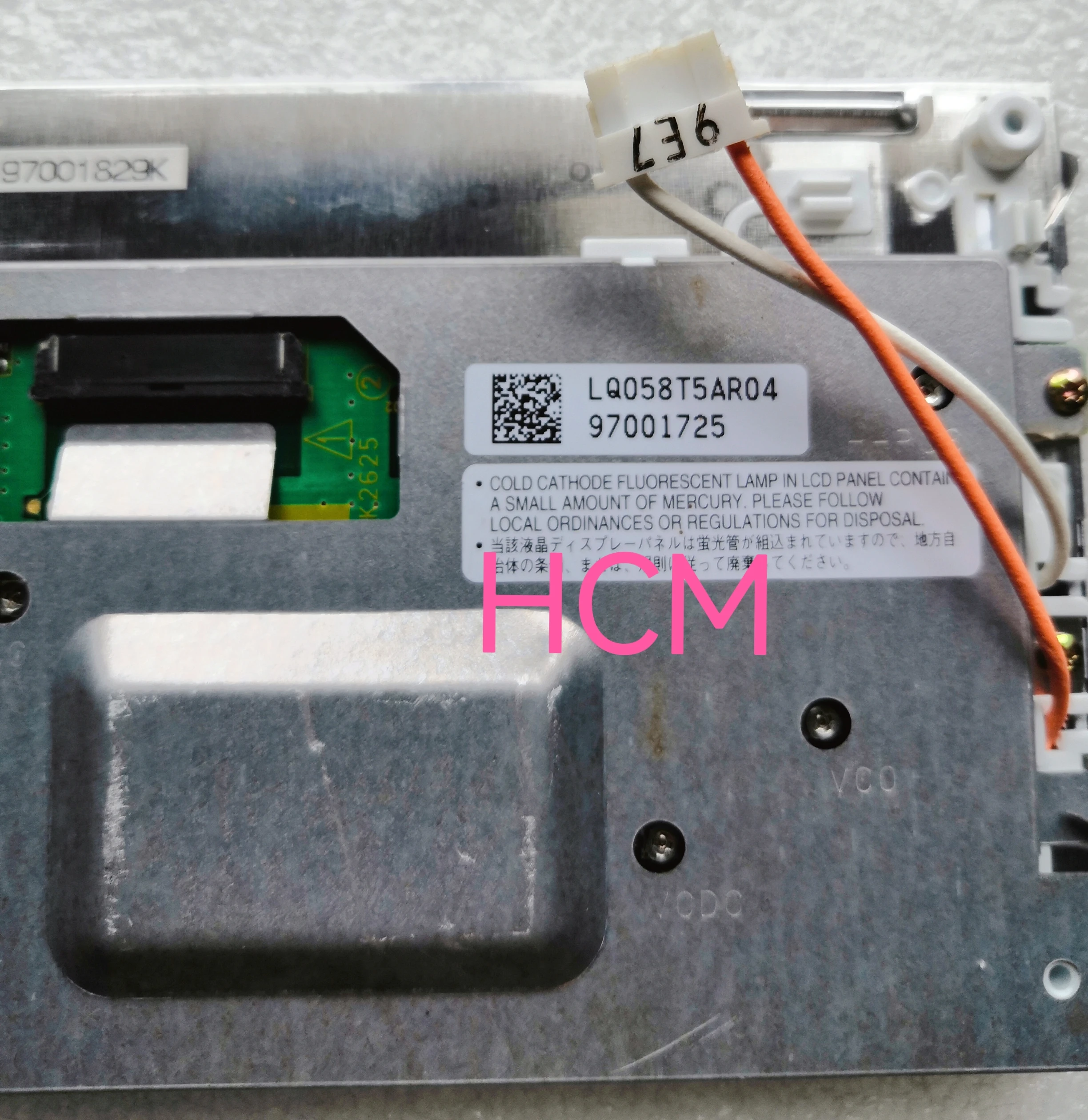 1шт ЖК-дисплей для Porsche PCM 2.1 911 (996/997) 03-07 навигационный блок LQ058T5AR04 ремонт замена Изображение 2