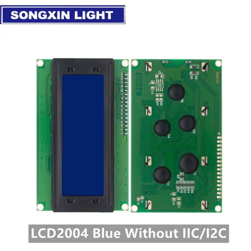 1 шт. ЖК-модуль Smart Electronics Дисплей Монитор LCD2004 2004 20 *4 20X4 5 В Символьный экран с синей/зеленой подсветкой Изображение 2