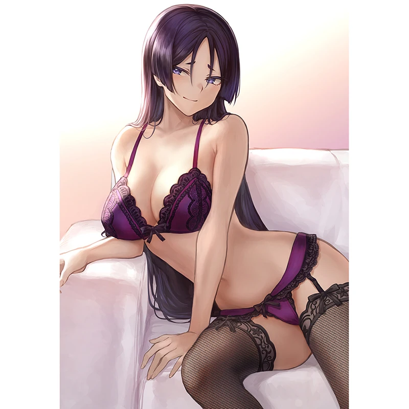 Три скорости QDD6 Fate / Grand Order, плакат с сексуальным нижним бельем аниме-девушки, самоклеящийся для украшения комнаты Изображение 3