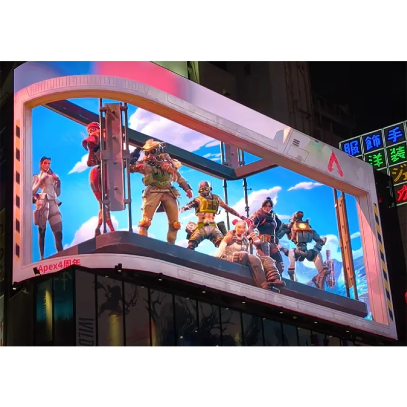 Доступный уличный Водонепроницаемый фиксированный полноцветный цифровой светодиодный рекламный щит P10 Изображение 5