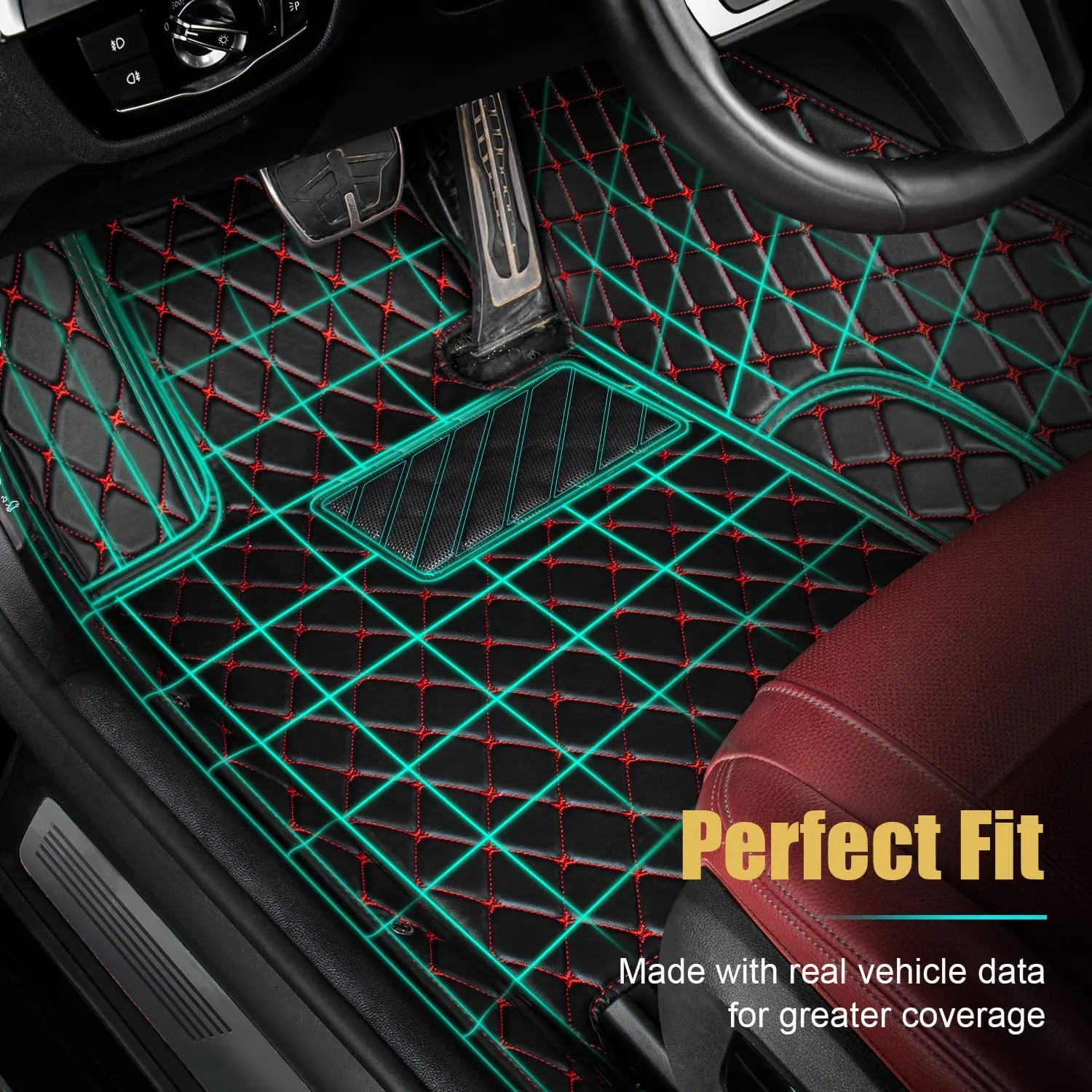 Изготовленные на заказ автомобильные коврики для Chevrolet Tracker 2019 2020 2021, автомобильные коврики класса люкс для мужчин и женщин, полное покрытие Изображение 1