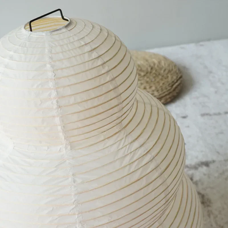 Японский дизайн торшеров Akari noguchi бумажная лампа светодиодная минималистичная для гостиной Чайный домик Украшение кабинета эстетичный свет Изображение 4