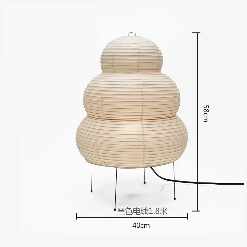 Японский дизайн торшеров Akari noguchi бумажная лампа светодиодная минималистичная для гостиной Чайный домик Украшение кабинета эстетичный свет Изображение 5