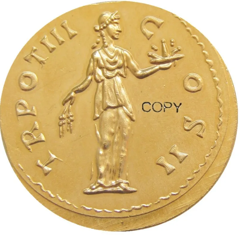 RM (18) Римские древние Позолоченные Копировальные монеты Изображение 1