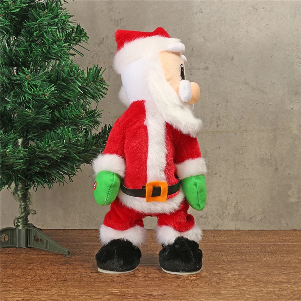 Рождественская игрушка Санта Клаус, электрические игрушки для вечеринки, Забавный тверкинг, скрученные бедра Изображение 5