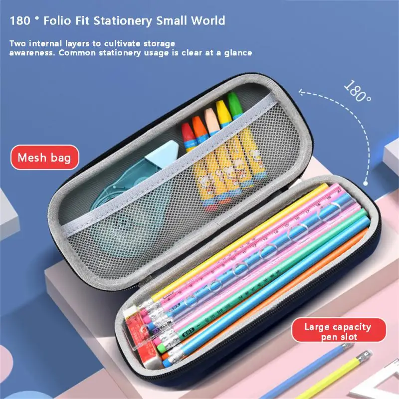 1 ~ 8ШТ Пенал большой емкости Kawaii Cute Pen Box Сумка-Футляр для Школьных принадлежностей Корейский Японский Изображение 4
