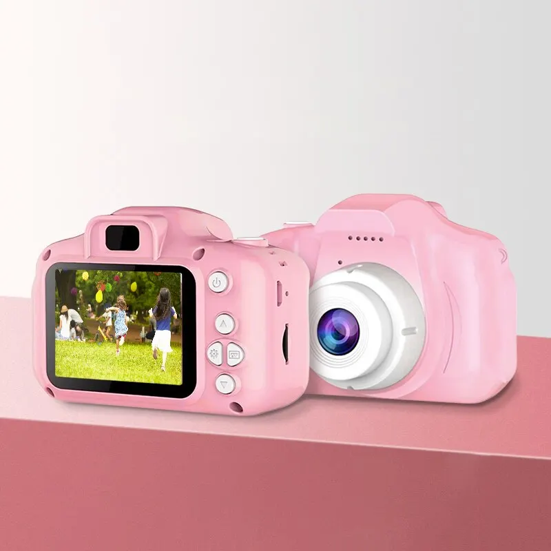 8GB32GBMini Детская мультяшная камера, делающая фотографии, видео, Воспроизведение музыки, детские мультяшные игрушки, мини-камера, подарки, игрушки на открытом воздухе Изображение 5
