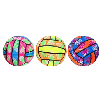 3 шт. Радужные спортивные мячи, красочные волейбольные мячи для волейбола в бассейне, красочные пляжные мячи, аксессуар для бассейна для пляжной летней вечеринки 1