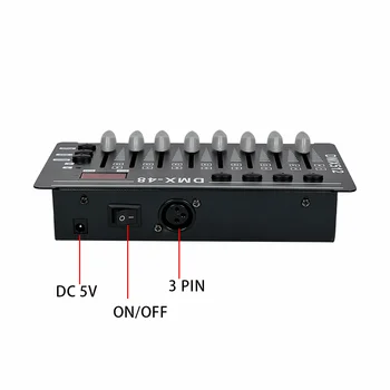 Мини-контроллер Dmx, светодиодная подсветка Par, DJ Light, консоль dmx512 для перемещения головок, световой эффект сценической дискотеки Conso 2
