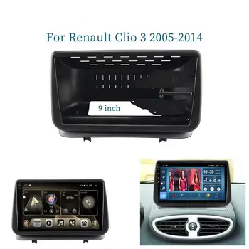 Автомобильная 9-дюймовая магнитола для 2005-2014 RENAULT CLIO Frame Android 2Din MP5 плеер, стереопанель