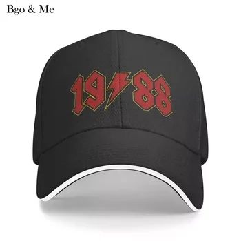 2023 Новый Заказ 1988 Года AC DC Бейсболка Мужская Женская Регулируемая Шляпа Для Папы Спортивная 1