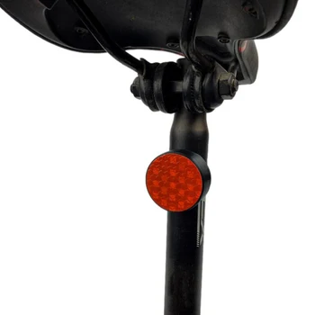 Горный велосипед Красный отражатель Чехол для заднего фонаря Коробка с кабельной стяжкой для AirTag Anti-lost Tracker Locator 1