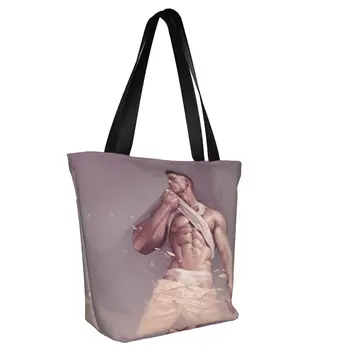 Сексуальный мускулистый мальчик, сумка для покупок в тренажерном зале, сумки для покупок, соблазнительная гордость, холщовые сумки для покупателей из гей-арта, сумка большой емкости 2