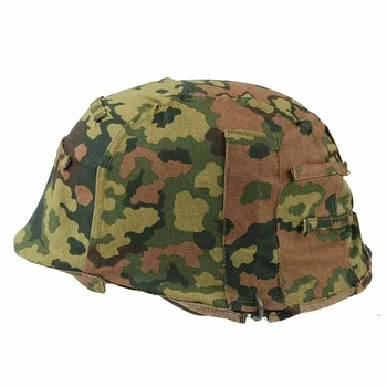 . Реверсивный чехол для шлема немецкой элиты M35 времен Второй мировой войны, весенне-осенние военные реконструкции из дубового камуфляжа 1