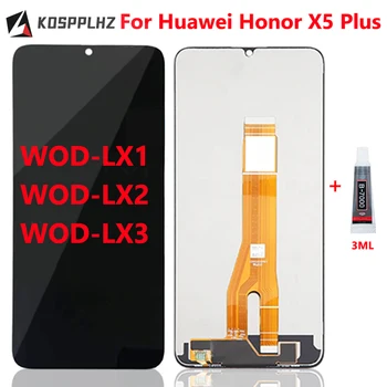 100% Протестировано Для Huawei Honor X5 Plus ЖК-дисплей + Замена Дигитайзера Сенсорного экрана Для HONOR X5 Plus LCD + Клей 1