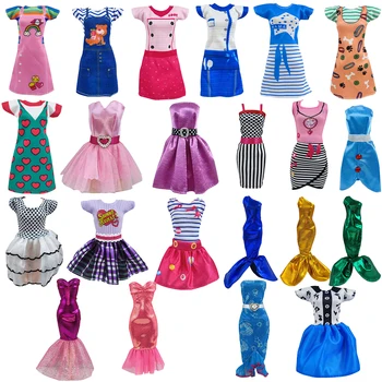 Новые 30-сантиметровые кукольные платья, модная одежда для 1/6 Куклы, аксессуары 