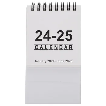 2024 Настольный Перекидной Календарь Мини Настольный Календарь Перекидной Учебный Год Ежемесячные Календари Планирование Организация Ежедневно 2