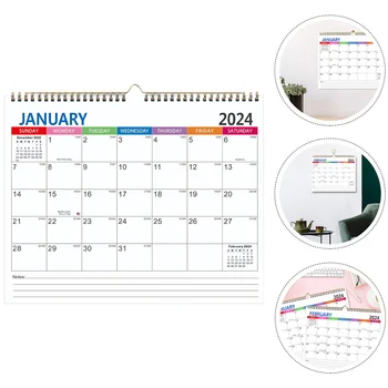 Английский календарь Ежемесячный настенный календарь для свиданий, висящий дома на 2025 год, Офисные настольные календари для ежедневного использования в комнате 1