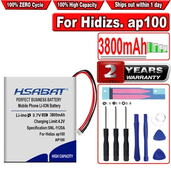 Аккумулятор HSABAT 3800 мАч для плеера Hidizs. ap100 AP100 1