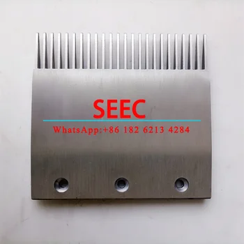 SEEC 5PCS 4090150000 Гребень Эскалатора Используется для Алюминиевой Гребенчатой пластины Travellator 24T L = 204 мм W = 191 мм Расстояние между отверстиями = 68 мм 3 Отверстия 2
