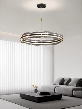 люстра, современные украшения для гостиной, потолочные люстры, светодиодные подвесные потолочные светильники, ресторанные столы, подвесная лампа 2