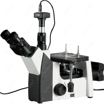Перевернутый тринокулярный металлургический микроскоп 50X-1000X + 1,3-мегапиксельная камера 1