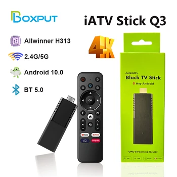 BOXPUT IATV Q3 Smart TV Stick Allwinner H313 16G 4K Android 10 TV Stick 5G WIFI BLE медиаплеер Mini Smart Tv Box 1