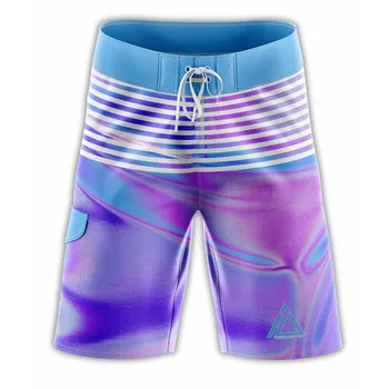 Новый Фиолетовый Дизайн для Мужчин, Пляжные Шорты, Летние Пляжные Брюки, Плавки, Быстросохнущая Одежда Для Серфинга