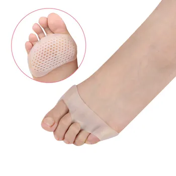 силиконовые плюсневые подушечки 2шт, разделитель пальцев ног, обезболивающие Эластичные подушечки для ног, ортопедические стельки для массажа ног, носки для передней части стопы 1
