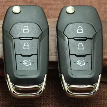 Корпус Дистанционного Ключа Mondeo Совершенно Новый Высококачественный Пульт Дистанционного Управления с 3 Кнопками Mondeo Mk5 Car Remote Control Сумка Для ключей Автомобиля Key Flip 1