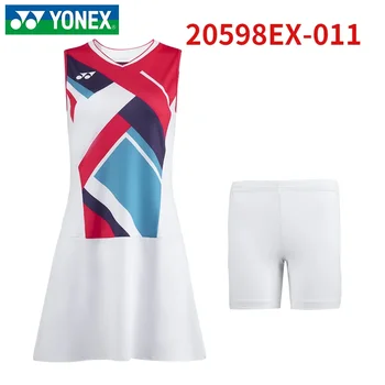 Спортивная одежда из джерси Yonex Sport, спортивная одежда, платье для бадминтона 2023 для женщин, длинная юбка для тенниса и фитнеса 1