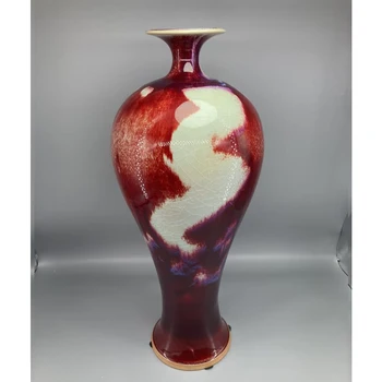 Большая керамическая ваза из фарфора Jun, 50 см 1