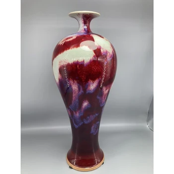 Большая керамическая ваза из фарфора Jun, 50 см 2