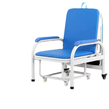 Больничное кресло сопровождения, раскладная кровать двойного назначения, для одного человека, мультиэнергоснабжение, медицинский обеденный перерыв, кресло с откидной спинкой, час 1