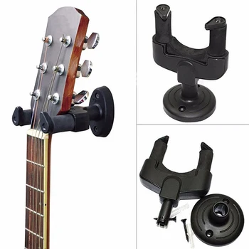 Универсальная настенная вешалка для электрогитары, держатель, подставка, крепление на крючок для гитар всех размеров, Настенная вешалка для струнных инструментов, 1 комплект 2