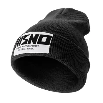 NISNO Initial D NISMO Пародия на Старый Логотип Черная Вязаная Шапка чайные шапки Пушистая Шапка Новая В Шляпе пляжная шляпа Мужская Кепка Женская 1