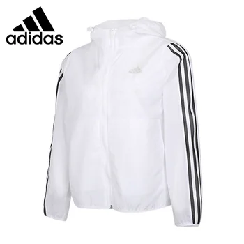 Оригинальная женская куртка Adidas W 3S WB нового поколения, спортивная одежда с капюшоном