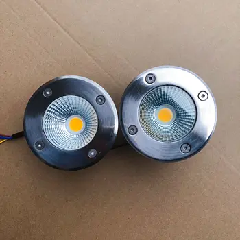 15 Вт Затемняемый COB LED Подземный Светильник AC85-265V / DC12V Входной Прожектор Floor Uplighter Deck Light 1