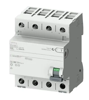5SV4644-0 5SV3 выключатель защиты от остаточного тока 4P 40A 2