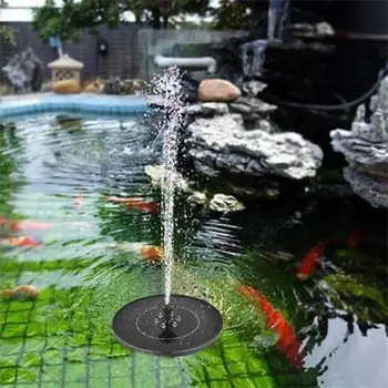 Открытый плавающий Солнечный Садовый фонтан для воды, бассейн, пруд, Водопад, Фонтан, Водяной насос для фонтана на солнечной батарее 1